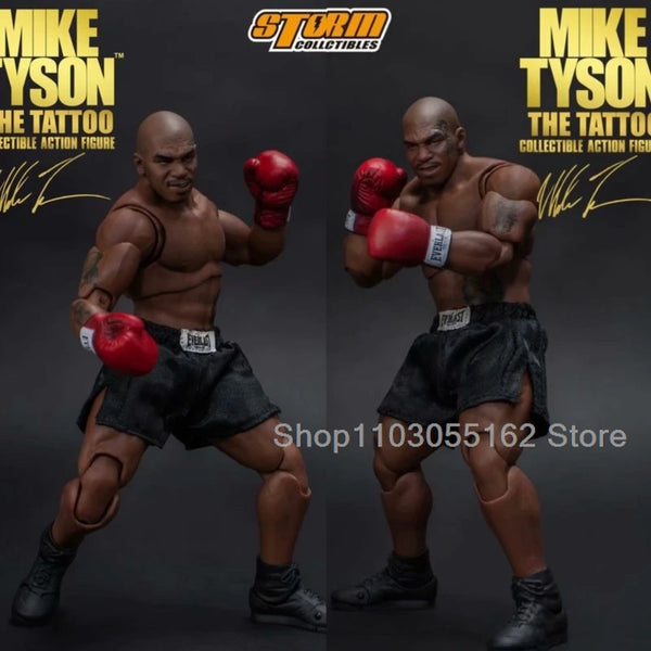 3 Head Face Storm Toys Boxing Boxer Champion Mike Tyson Final Round Mike Tyson Action Figure Collectible Model Toy Birthday Gift